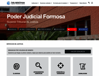 jusformosa.gov.ar screenshot