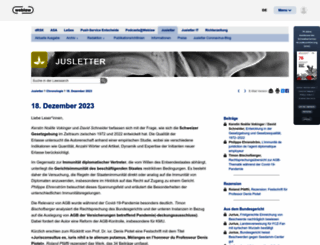 jusletter.weblaw.ch screenshot