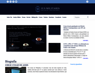 jusmilitaris.com.br screenshot