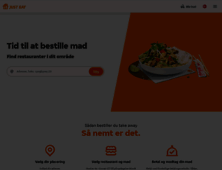 just-eat.dk screenshot