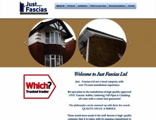 just-fascias.com screenshot