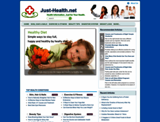 just-health.net screenshot