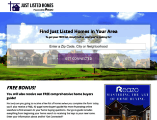 just-listed-homes.com screenshot