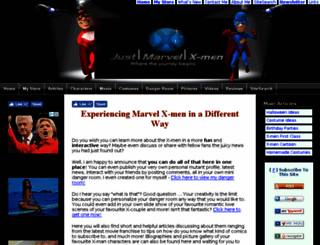 just-marvel-x-men.com screenshot