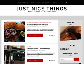 just-nice-things.co.uk screenshot