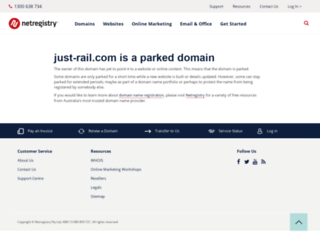 just-rail.com screenshot