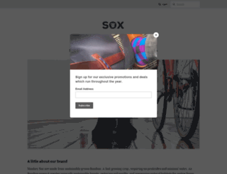 just-sox.myshopify.com screenshot