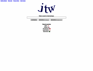 just-the-word.com screenshot