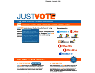 just-vote.co.uk screenshot
