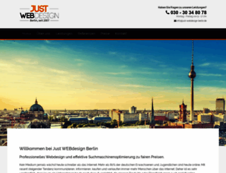 just-webdesign-berlin.de screenshot