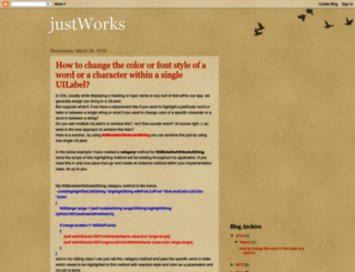 just-works.blogspot.com screenshot
