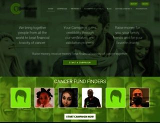 just4cancer.com screenshot