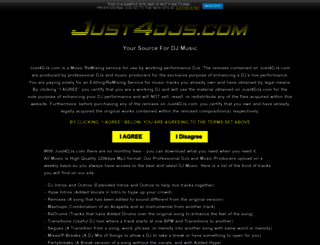 just4djs.com screenshot