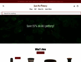 justartpottery.com screenshot