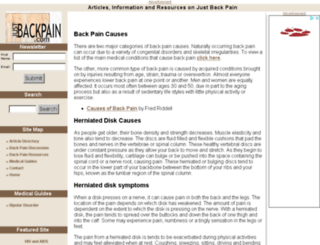 justbackpain.com screenshot