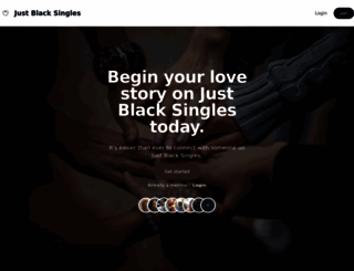 justblacksingles.com screenshot