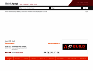 justbuild.thinklocal.co.za screenshot