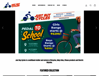 justbuycycles.in screenshot