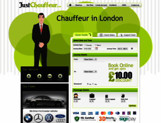 justchauffeur.co.uk screenshot