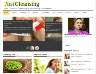 justcleansing.com screenshot