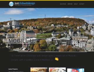 justclickwebdesign.com screenshot