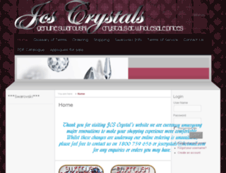 justcrystalsupplies.com screenshot