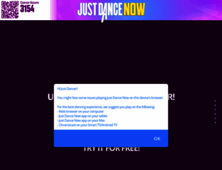 justdancenow.com screenshot