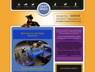 justdogsplaycare.com screenshot