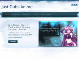 Access . Just Dubs Anime - JustDubs English Anime