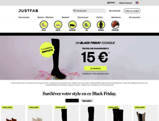 justfab.fr screenshot