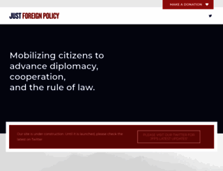 justforeignpolicy.org screenshot