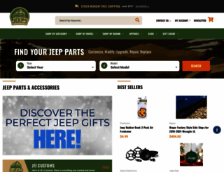 justforjeeps.com screenshot