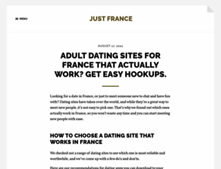 justfrance.org screenshot