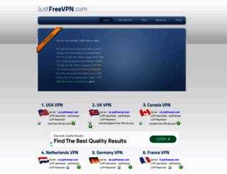 justfreevpn.com screenshot