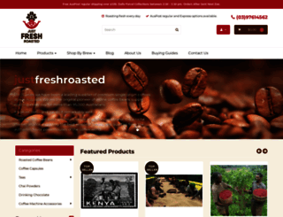justfreshroasted.com.au screenshot