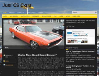 justgscars.com screenshot