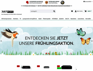 justhifi.de screenshot