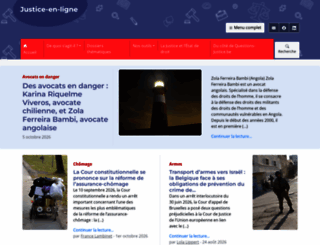 justice-en-ligne.be screenshot