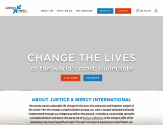 justiceandmercy.org screenshot
