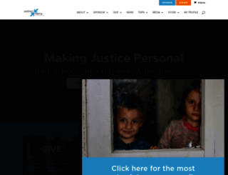 justiceandmercyamazon.org screenshot