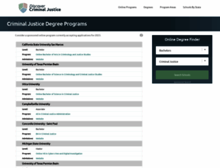 justicedegrees.com screenshot