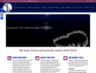 justiceforhomicidevictims.net screenshot