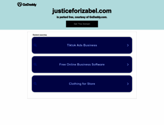justiceforizabel.com screenshot