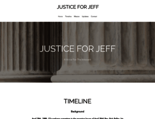 justiceforjeff.org screenshot