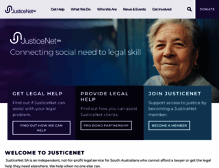 justicenet.org.au screenshot