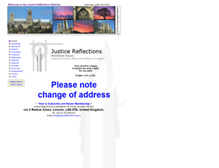 justicereflections.org.uk screenshot