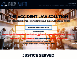justiceserved.com screenshot