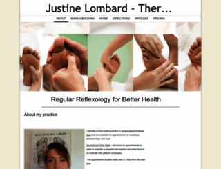 justinelombard.co.za screenshot