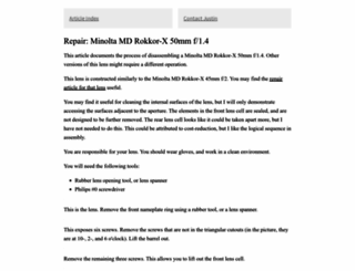 justinlow.com screenshot