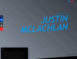 justinmclachlan.com screenshot